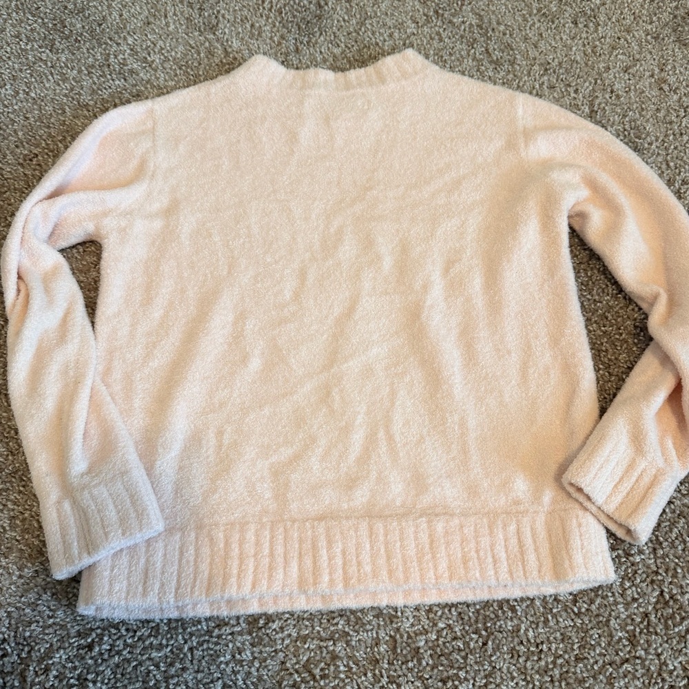 NWOT Spiritual gangster girls size small 10 light pink cozy Crewneck sweater - Picture 8 of 8